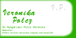 veronika polcz business card